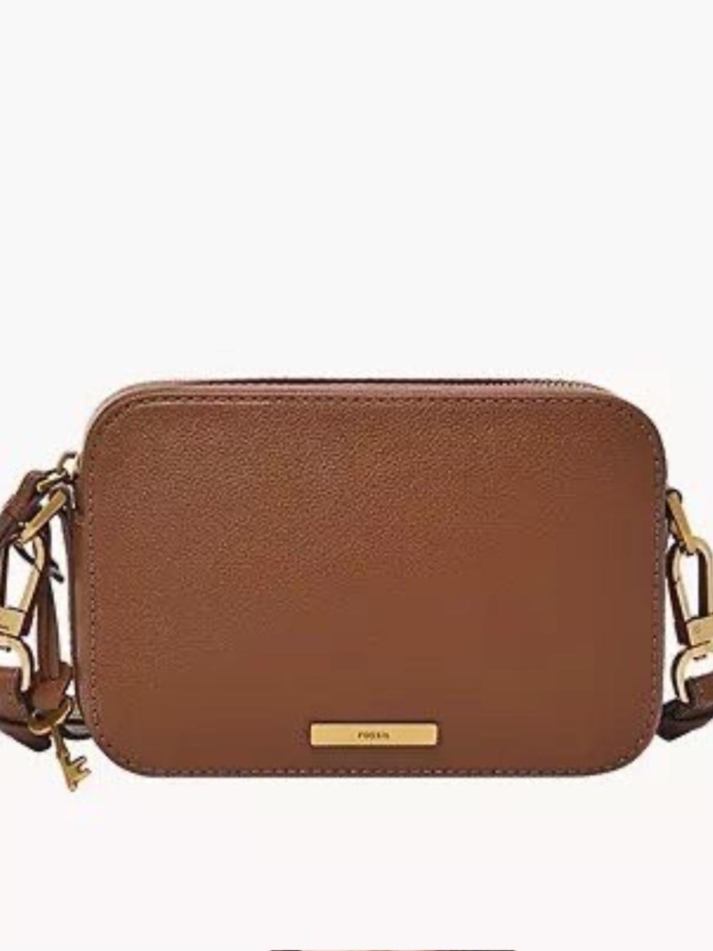 Fossil Bryce Small Pebbled Leather Crossbody